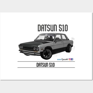 Datsun 510 White Posters and Art